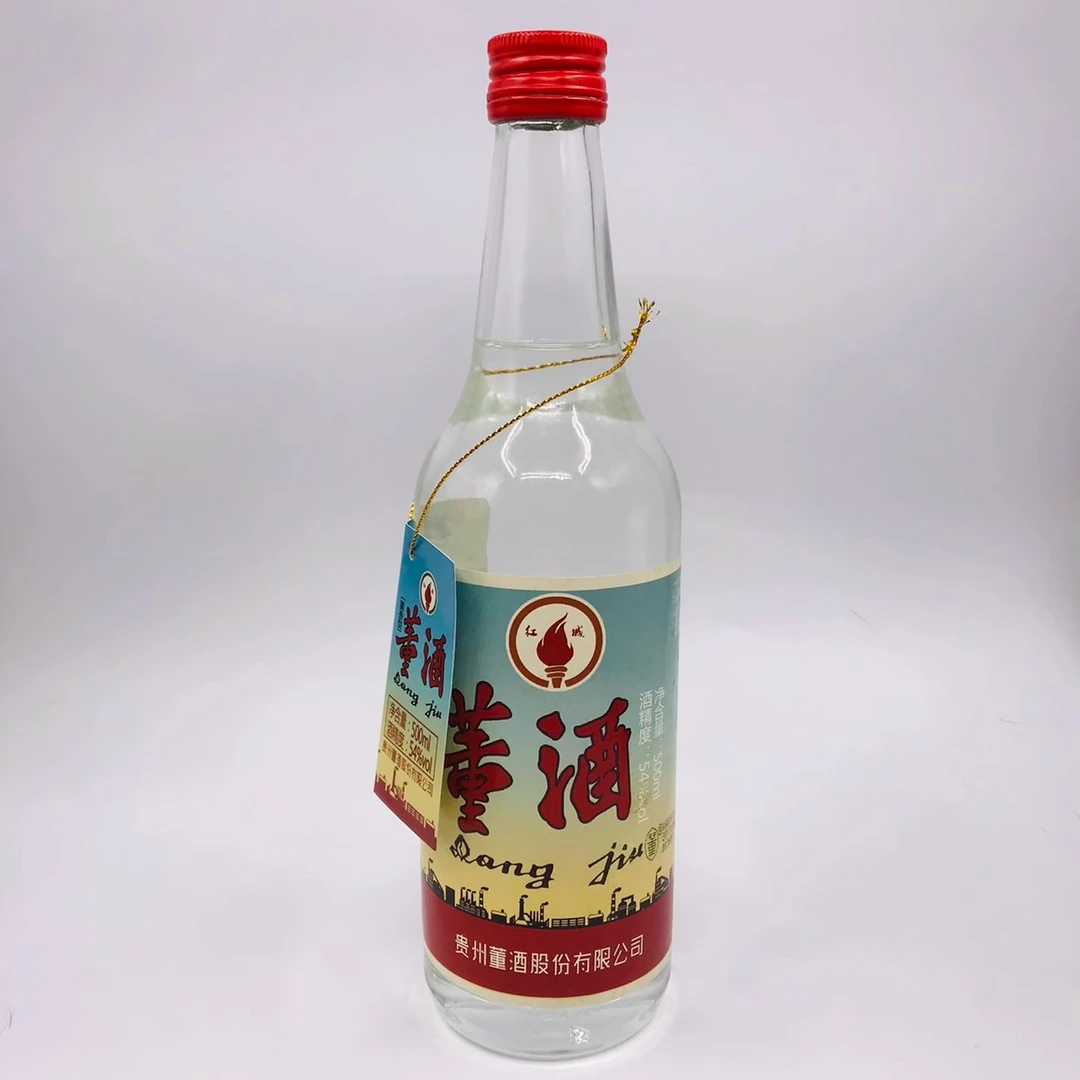 董酒复刻红城火炬董54度 董香型白酒 稀缺酒水