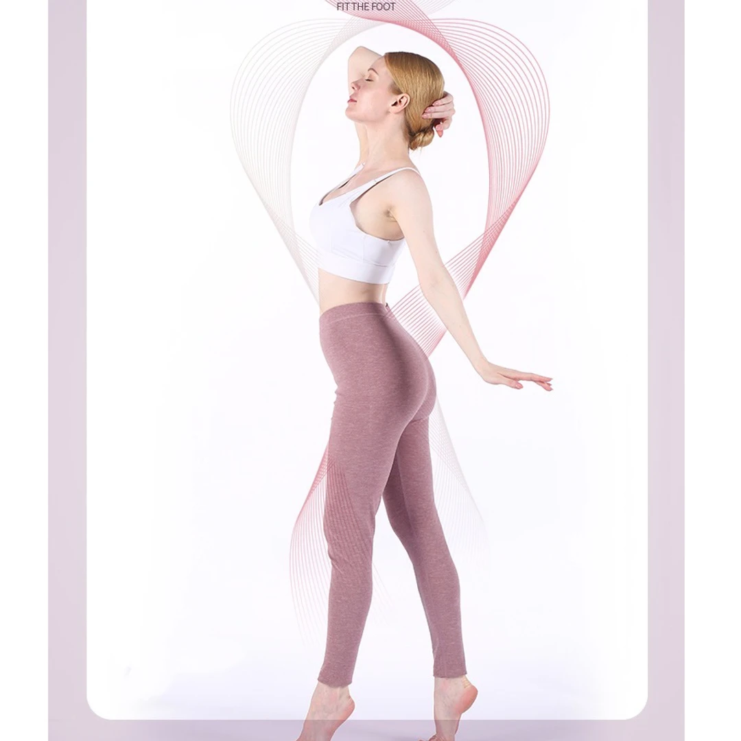 【岳姐姐专属】秋冬女士空气棉暖暖裤修身内穿打底保暖裤12017