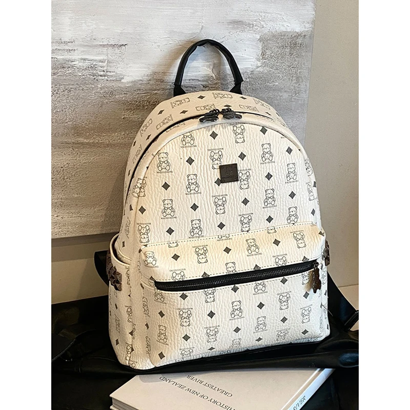 maito双肩包女大容量2024新款通勤旅游简约设计感小众书包背包