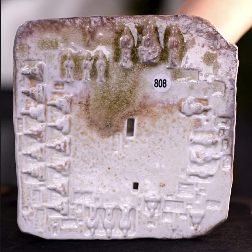 李现锋柴窑裸烧龙门石窟壶承蓄水壶承干泡台茶海茶台盖碗托茶承