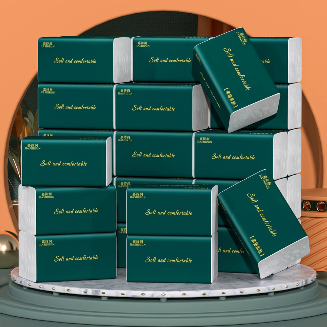 家用面巾纸抽纸卫生纸亲肤大号加厚加大吸水家庭新人餐巾纸擦手纸