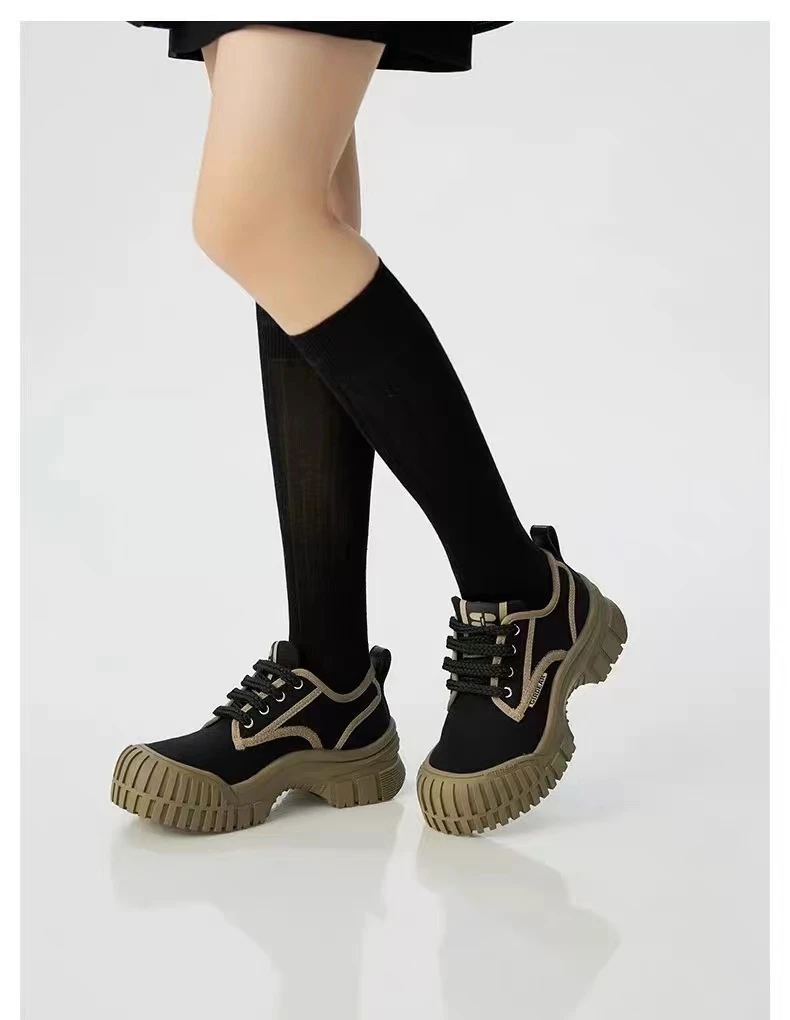 DEEP BREATH深呼吸 女鞋休闲饼干鞋美式小白鞋女AX12249