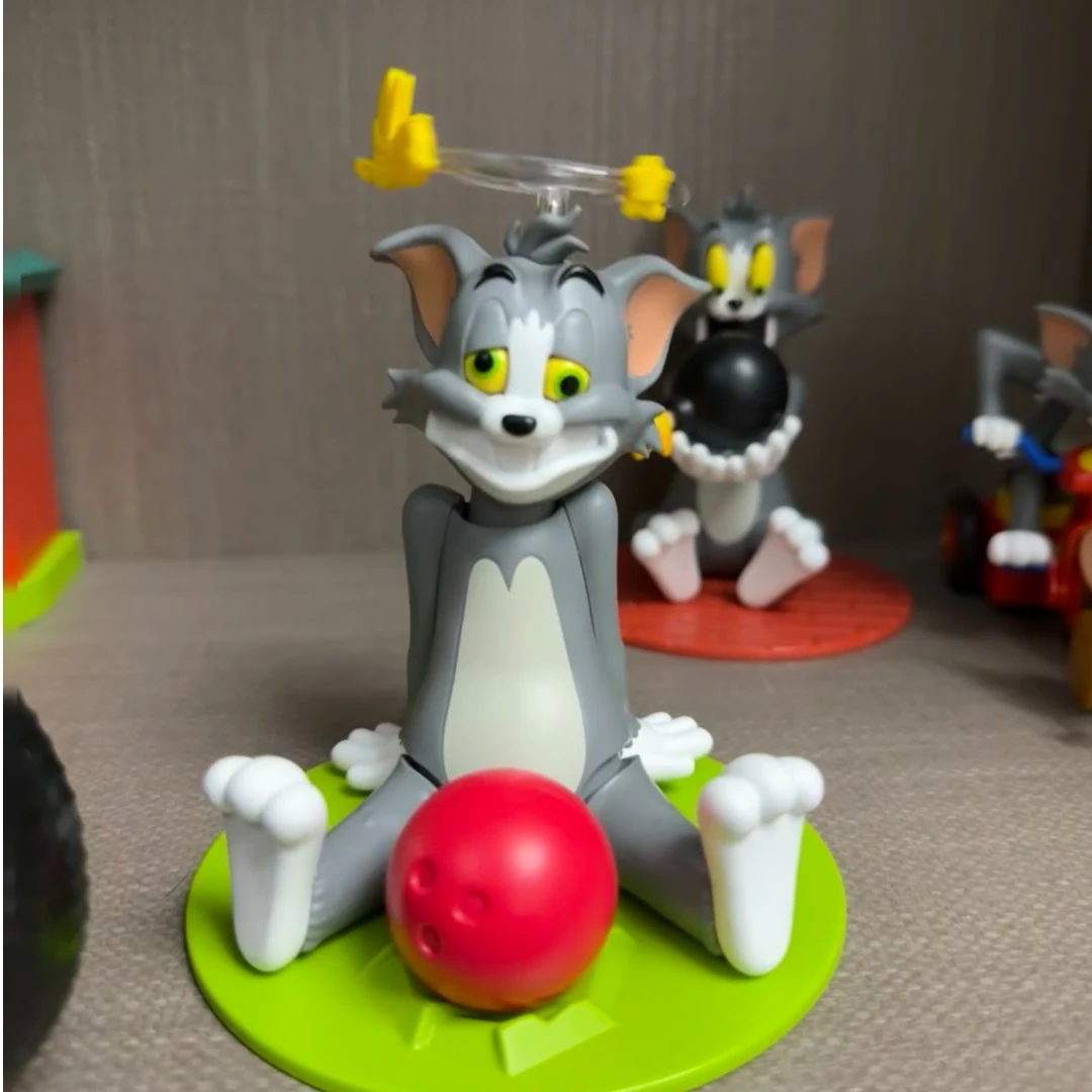 【现货】正版猫和老鼠发条盲盒倒霉的TOM系列可动玩具摆件生日礼物