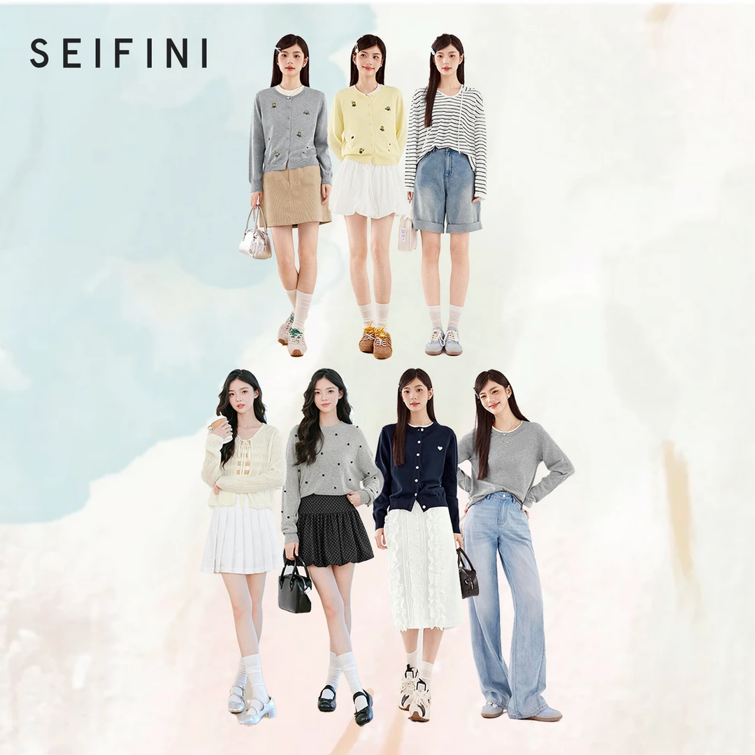 【毛衫热卖合辑】诗凡黎时尚毛衣情侣休闲圆领秋季长袖女2024新款