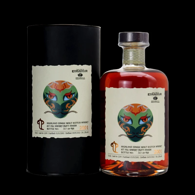 埃德拉多尔Edradour 蛇年 十二生肖系列 单一麦芽威士忌 500ml
