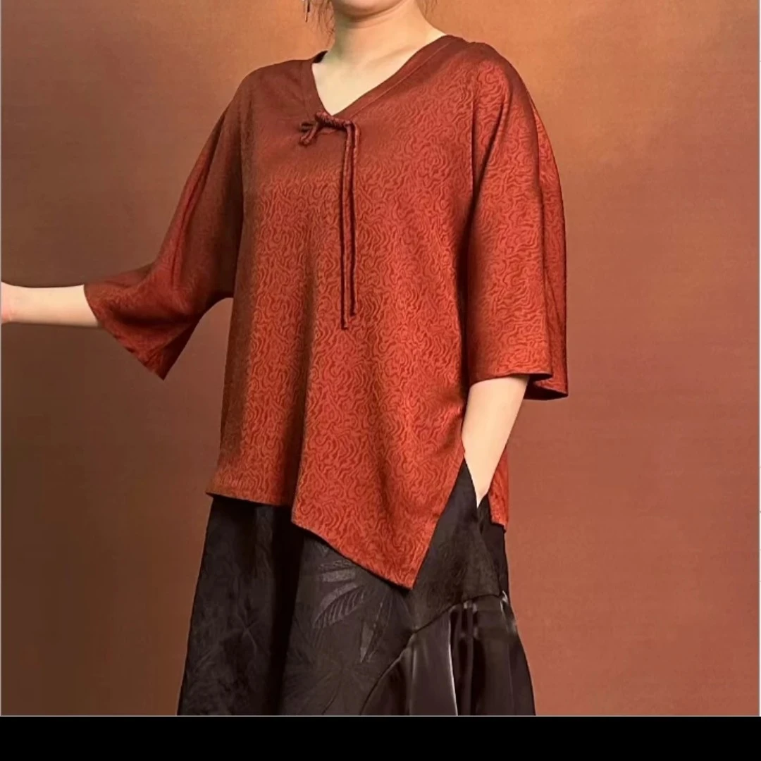 新中式时尚上衣中袖