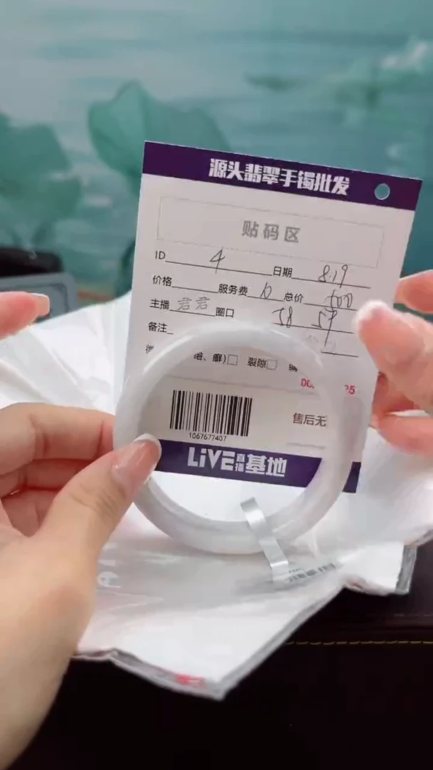【闪购商品】翡翠手镯未镶嵌翡翠手镯（微瑕）4