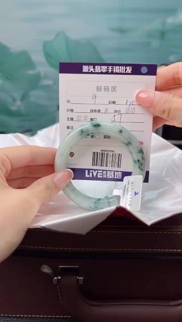 【闪购商品】翡翠手镯未镶嵌翡翠手镯（微瑕）9