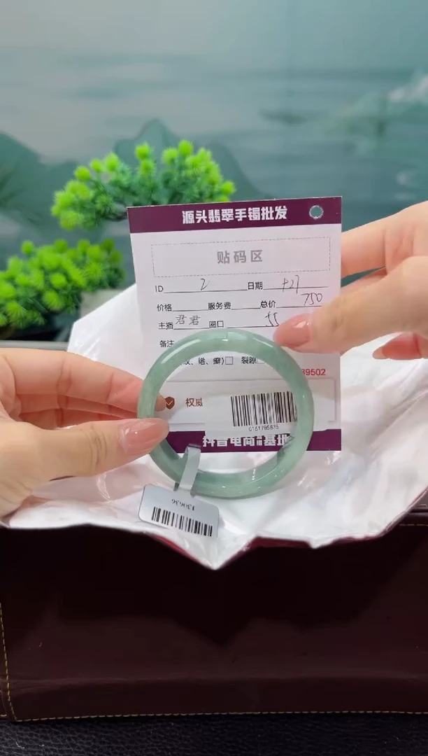 【闪购商品】翡翠手镯未镶嵌翡翠手镯（微瑕）2