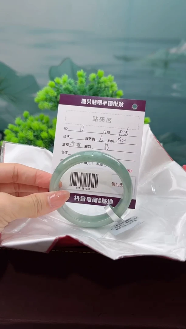 【闪购商品】翡翠手镯未镶嵌翡翠手镯(天然性）15