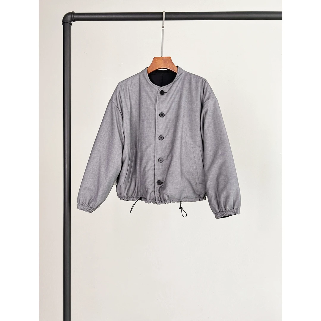 原创宝藏女装高级感双面穿短款棉服新中式加厚保暖小个子上衣外套