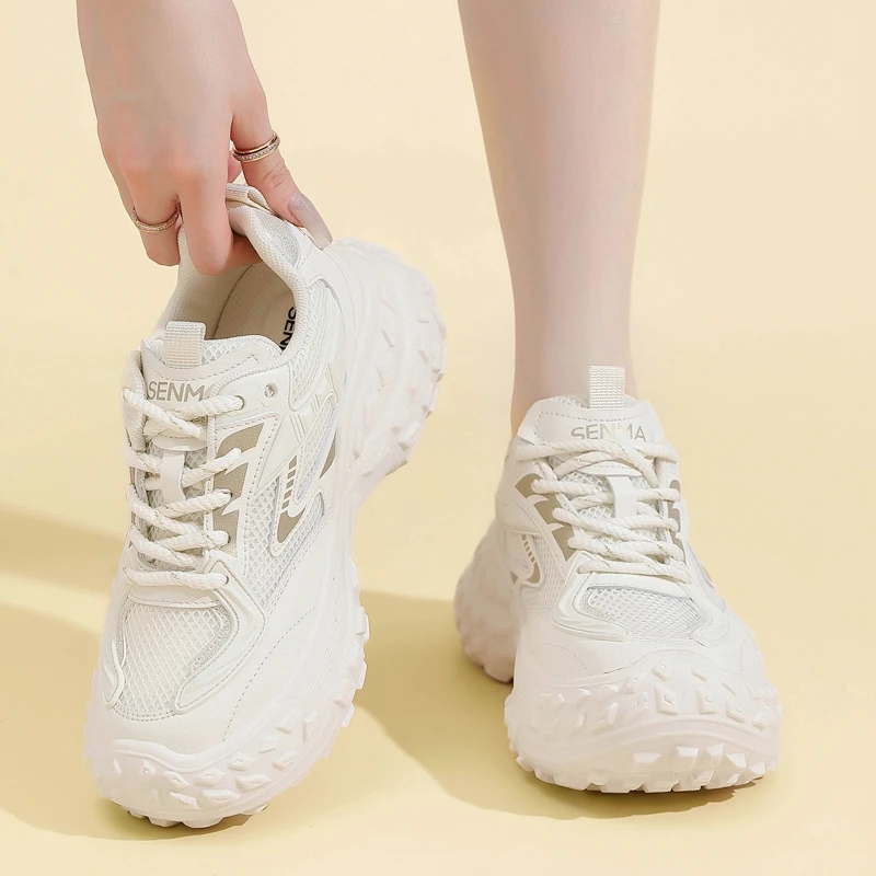森马厚底老爹鞋女2024新款秋季增高小白鞋休闲运动爆款百搭小个子
