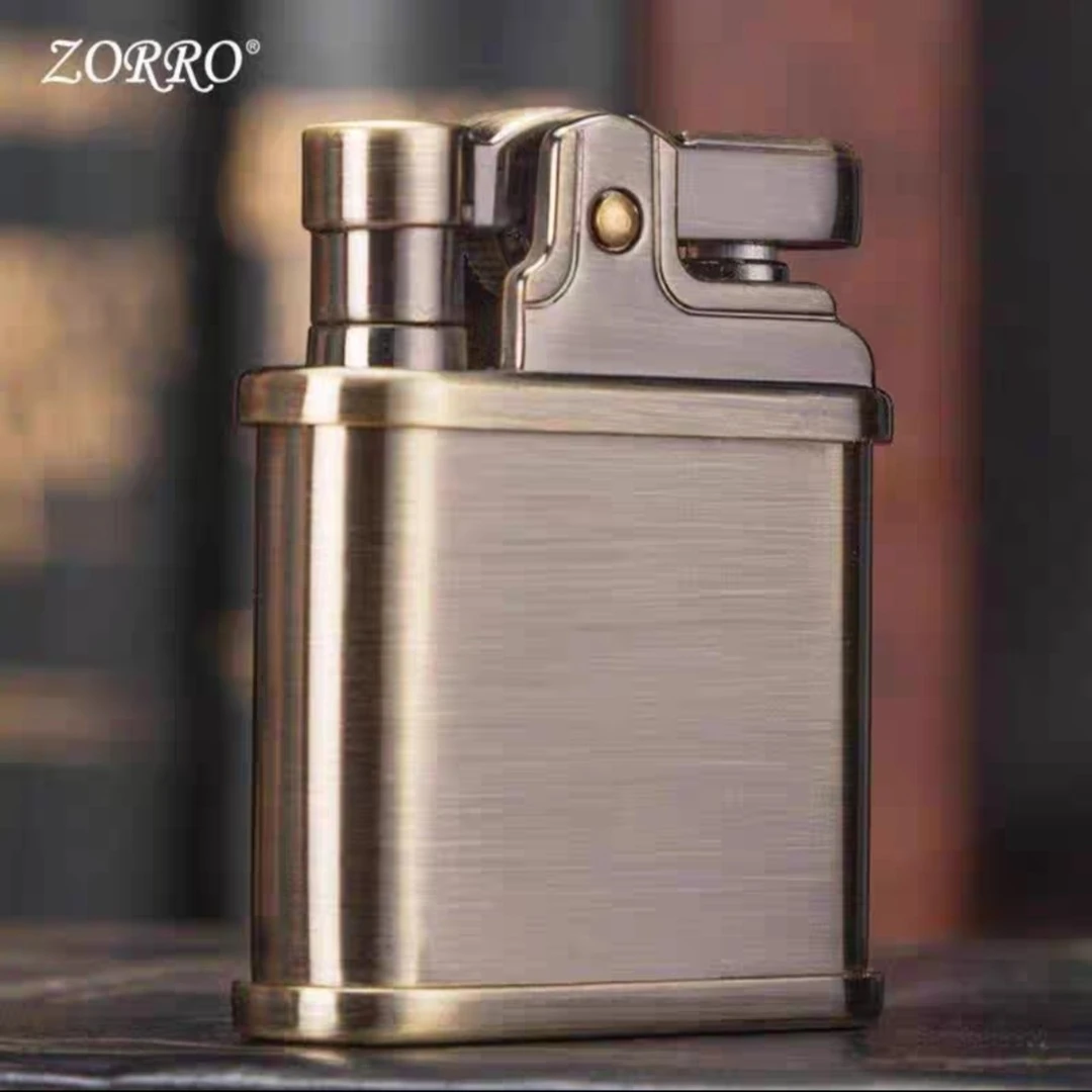 ZORRO佐罗磕头机自动机械按压煤油打火机老式创意复古个性磕头虫