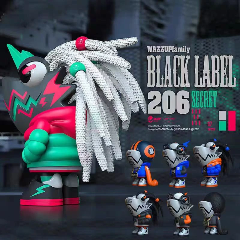 正版LAMTOYS变色龙6代脏辫龙系列潮玩盲盒精致手办公仔摆件礼物