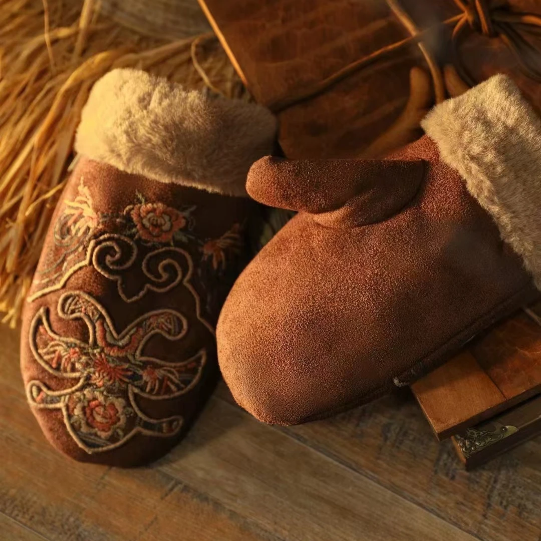 屿暖（再见时光）国风冬季保暖手套