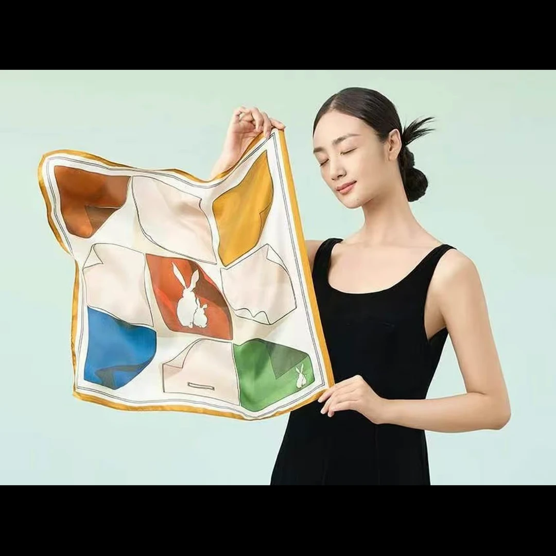 24年新款百搭桑蚕丝丝巾7411283016