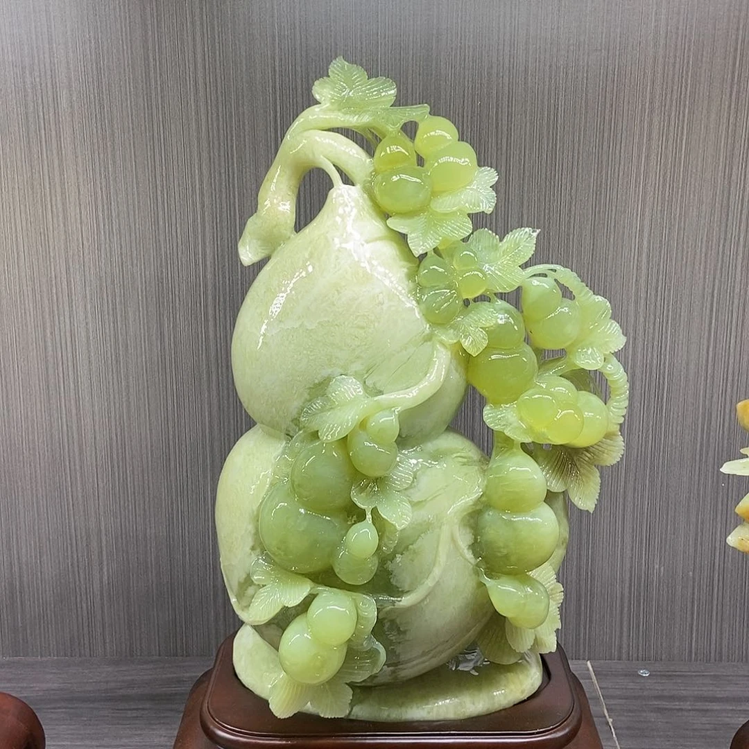 【闪购商品】蛇纹石玉（覆膜）珠宝奇石未镶嵌了*