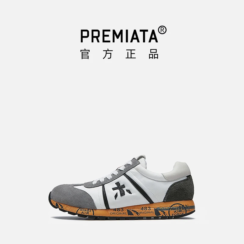 PREMIATA【官方正品】新款男鞋复古轻奢休闲百搭运动鞋木字鞋 87166