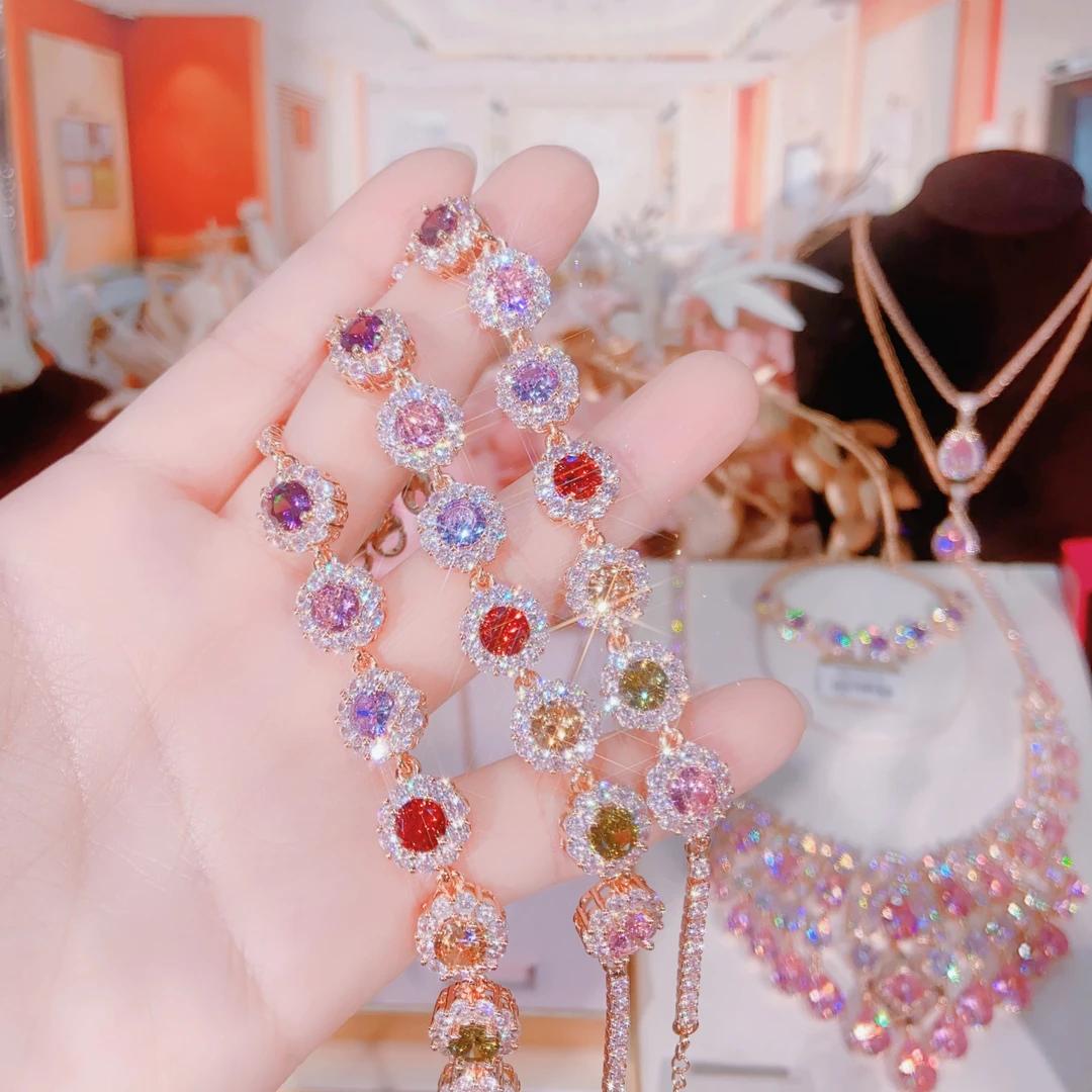 【碧囍七公主手链】高奢女神豪镶复古大气高奢甜美女神秋冬必入款