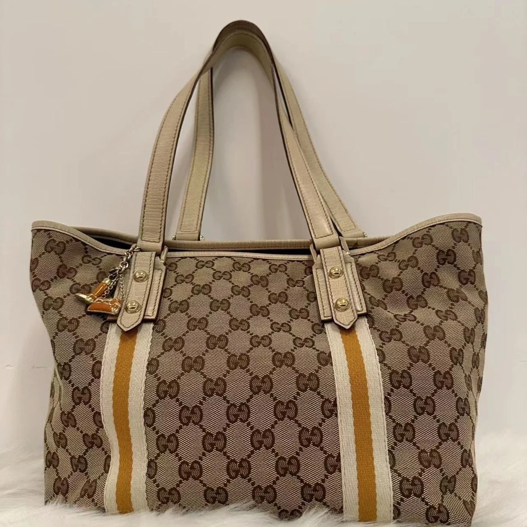 95新 GUCCI/古驰 莉哥精选/单肩包/无工价/老花手提1610