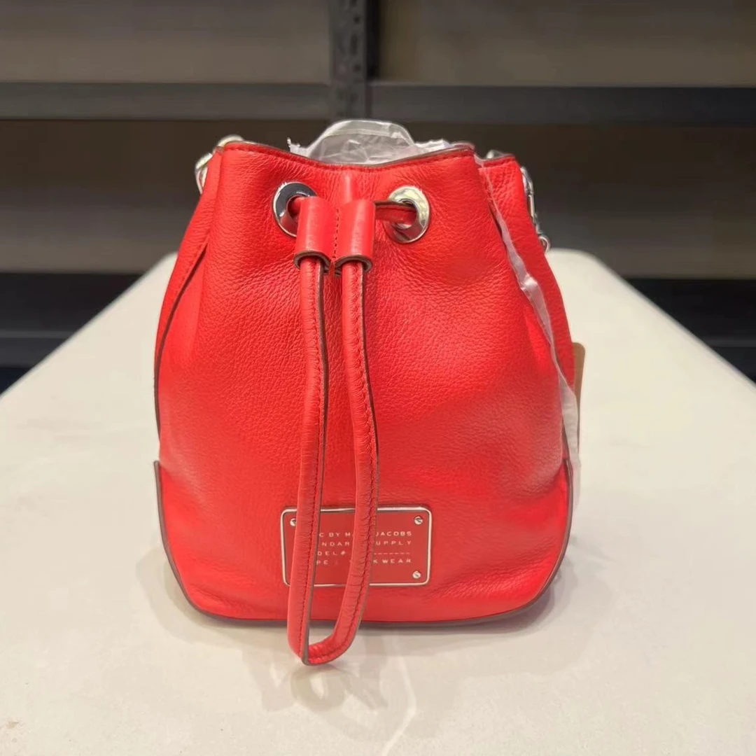 95新 Marc Jacobs/莫杰 莉哥精选/单肩包/无工价/抽绳水桶1011