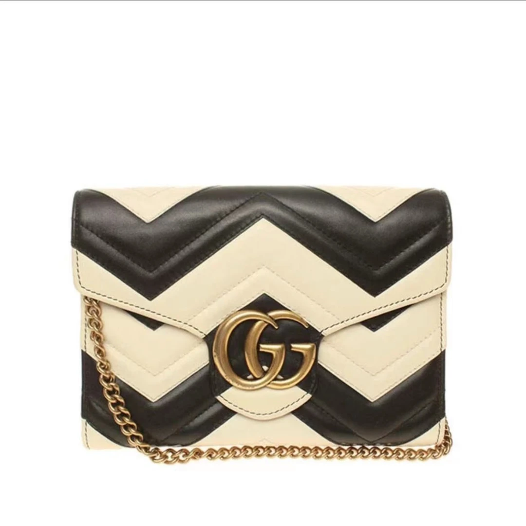 95新 GUCCI/古驰 莉哥精选//单肩包/无工价/马蒙woc/1825