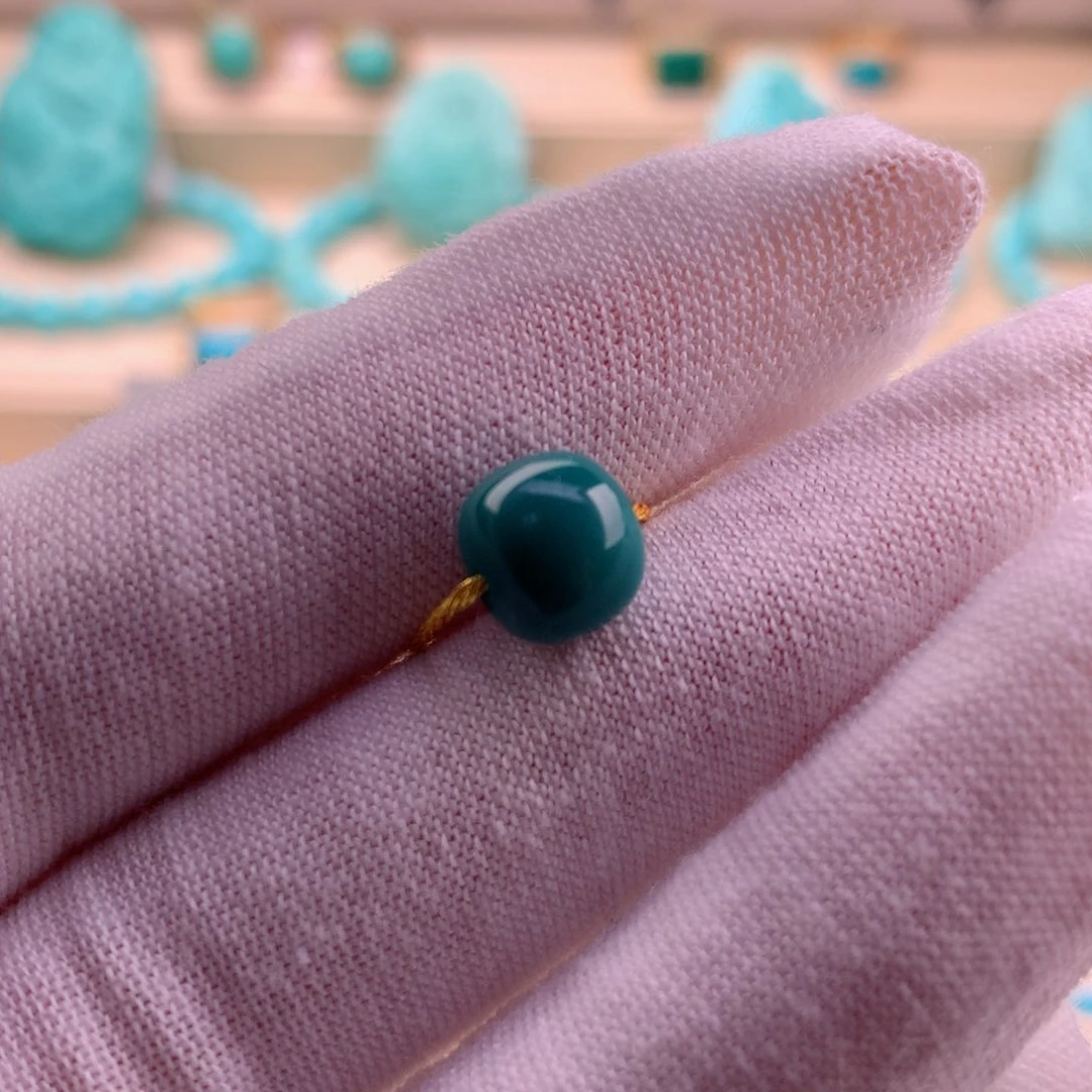 绿松石珠宝奇石未镶嵌8.5-7.4