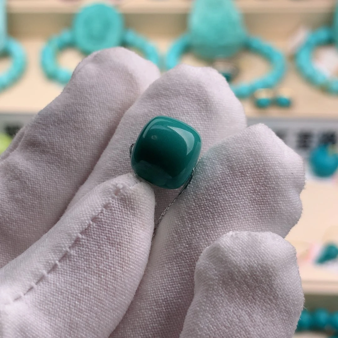 绿松石珠宝奇石未镶嵌点*11.2