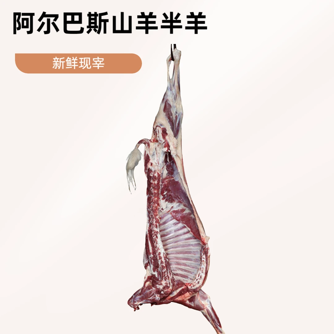 半羊(直播间现改价)20斤~30斤整扇/切块70%腿排