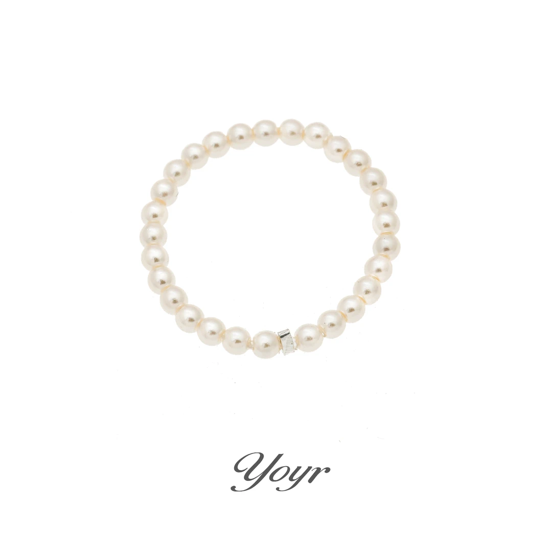 YOYR 925银戒指  925银戒指 宠粉福利方糖珠珠戒新年百搭戒指