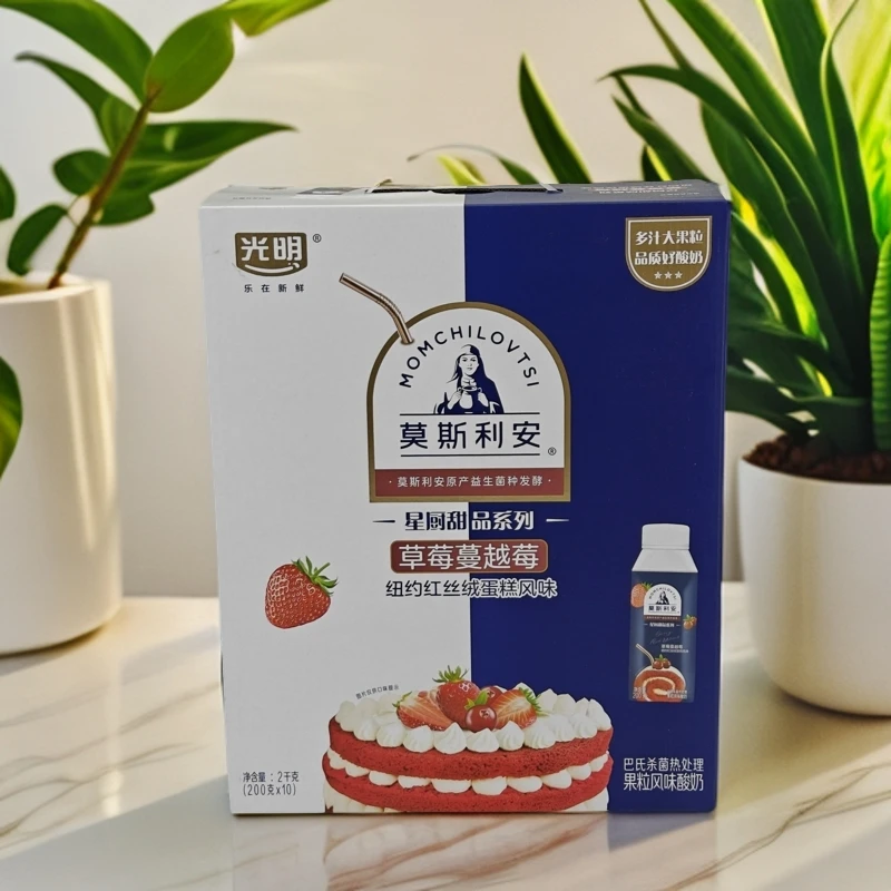 光明莫斯利安【草莓蔓越莓】200g×10