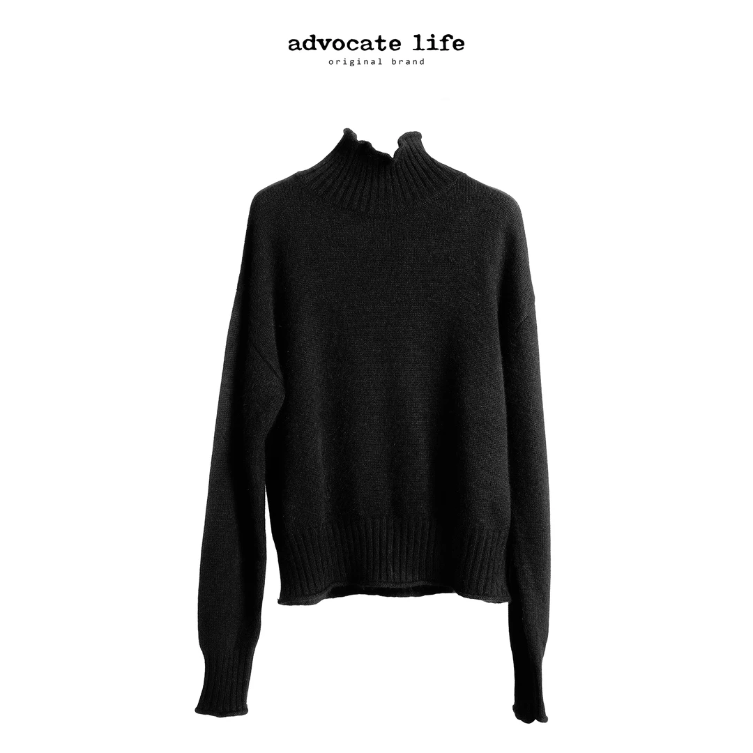 advocatelife秋冬新品绵羊毛毛衣厚打底设计小众衣服HQ332153