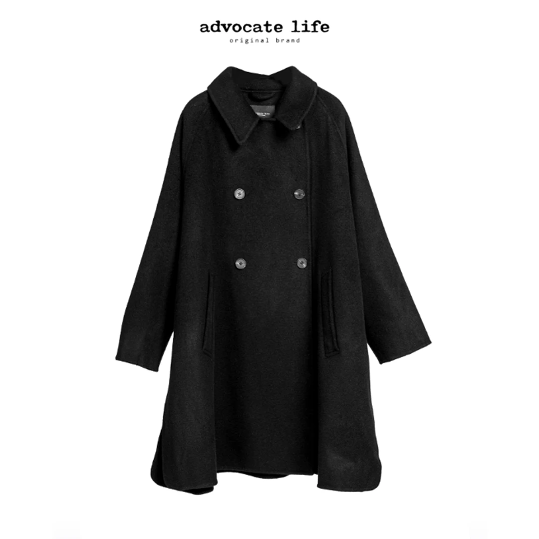 Advocatelife2025秋冬外套女呢子大衣设计师款百搭高贵HQ372348