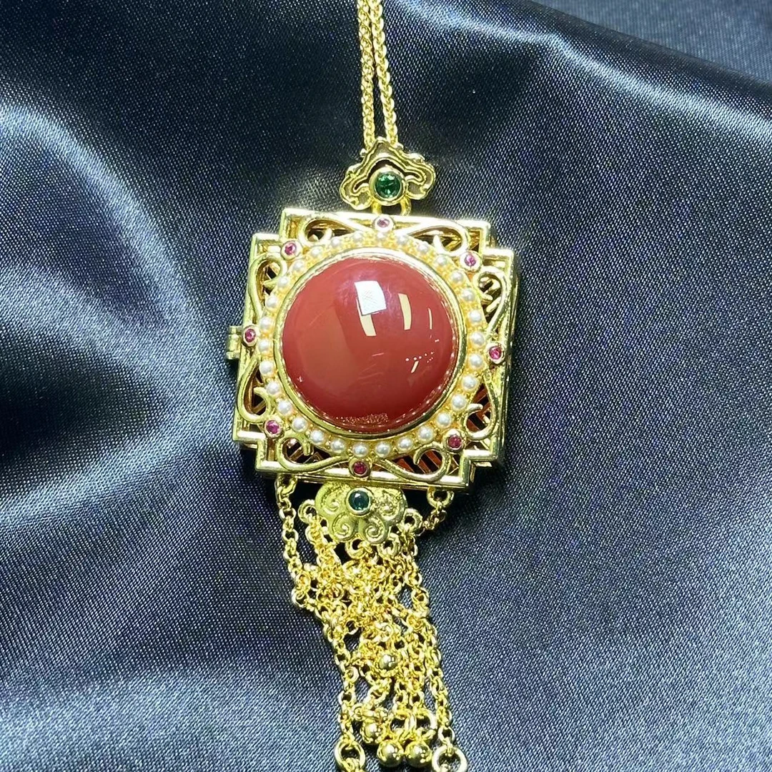 J-精美金色流苏吊坠*j140