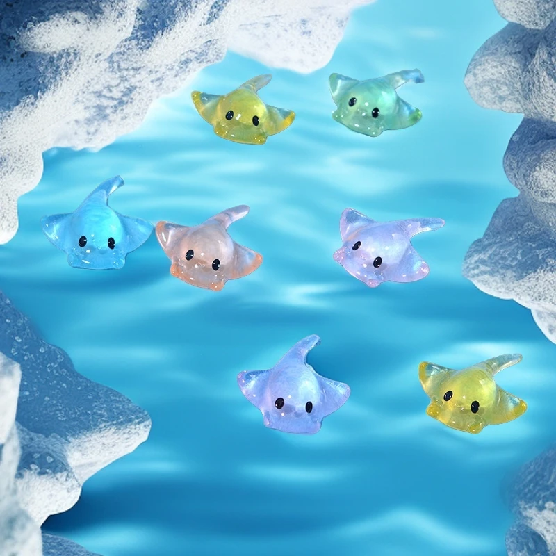 （直播拆）魔鬼鱼微景观卡通可爱学生diy摆件对对碰