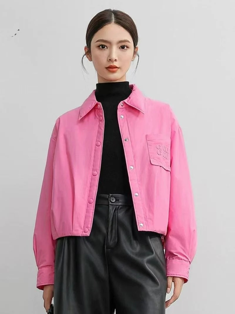 901 冬季短款时尚宽松甜美外套