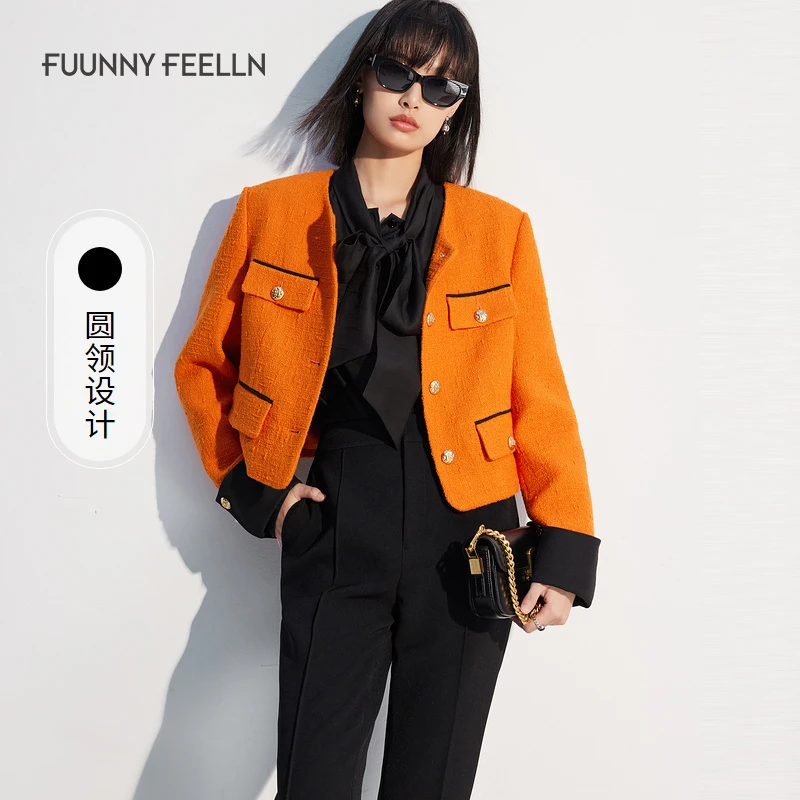 【达人专属】FF||仿佛季小香风短外套女小个子设计感FC00740