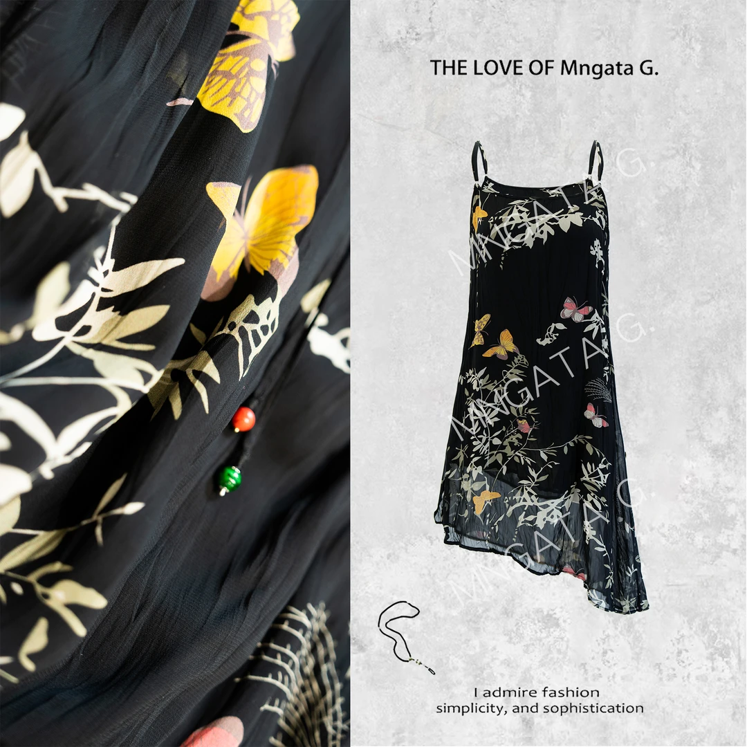 宫小妍MNGATA G.【叶之夏】夏日新 中式穿搭中国风吊带裙4X280122