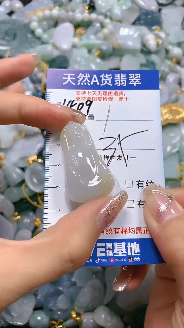 【闪购商品】翡翠颈饰未镶嵌天然A货翡翠