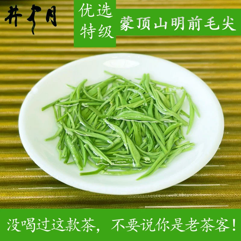 2024新茶正宗明前雅安蒙顶茶毛尖茶叶特级云雾高山绿茶清香耐泡