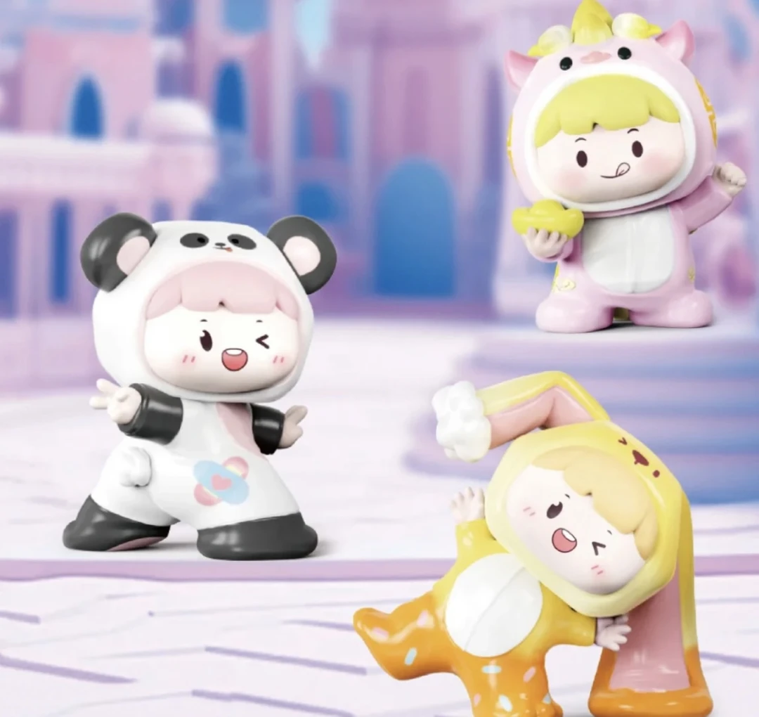 （拆盒）淘气包睡衣派对盲袋盲盒萌粒迷你手办可爱玩偶公仔摆件礼物