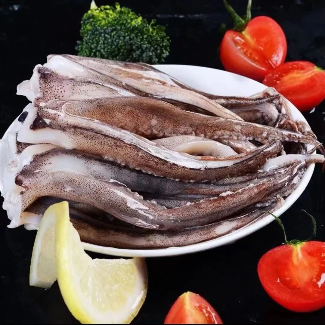 日照本地 鲜冻脆口鱿鱼须 美味新鲜二本足鱿鱼须