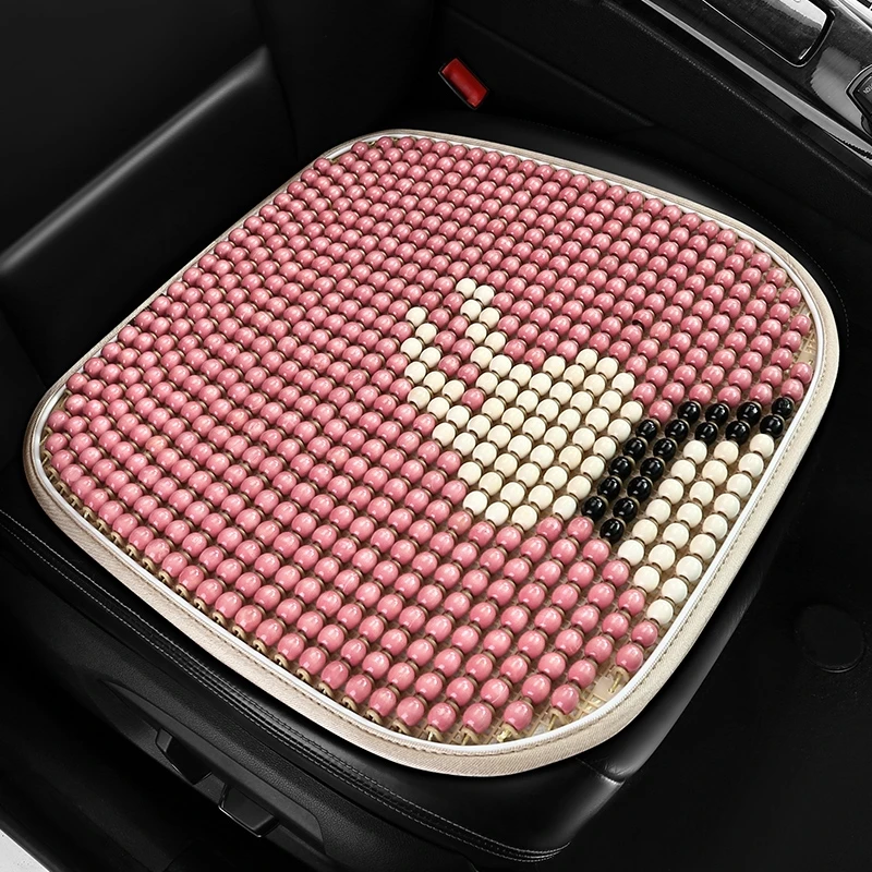 汽车坐垫夏季木珠单片五菱龙卡座椅垫新款通用小卡新卡透气座垫宏