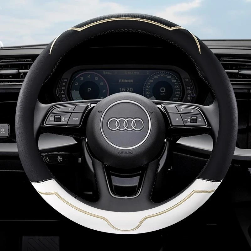 奥迪A6L A4L A3 A5 A7 A8L Q3 Q5四季专用方向盘套防滑汽车把套女