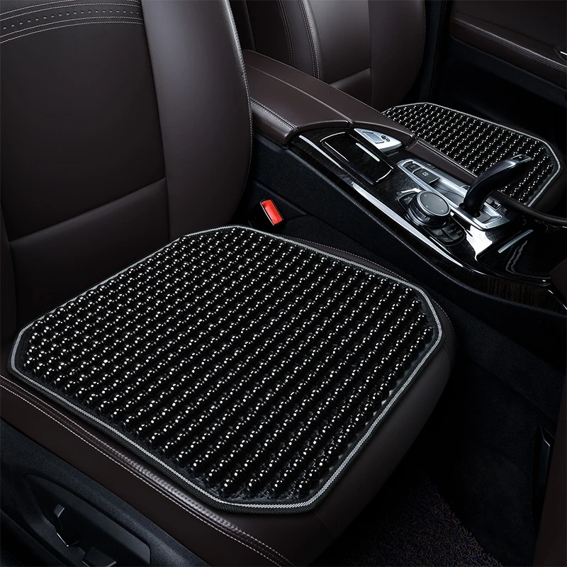 智己L7LS7云度π1云兔π3木珠坐垫汽车竹片透气四夏季腰靠座椅套