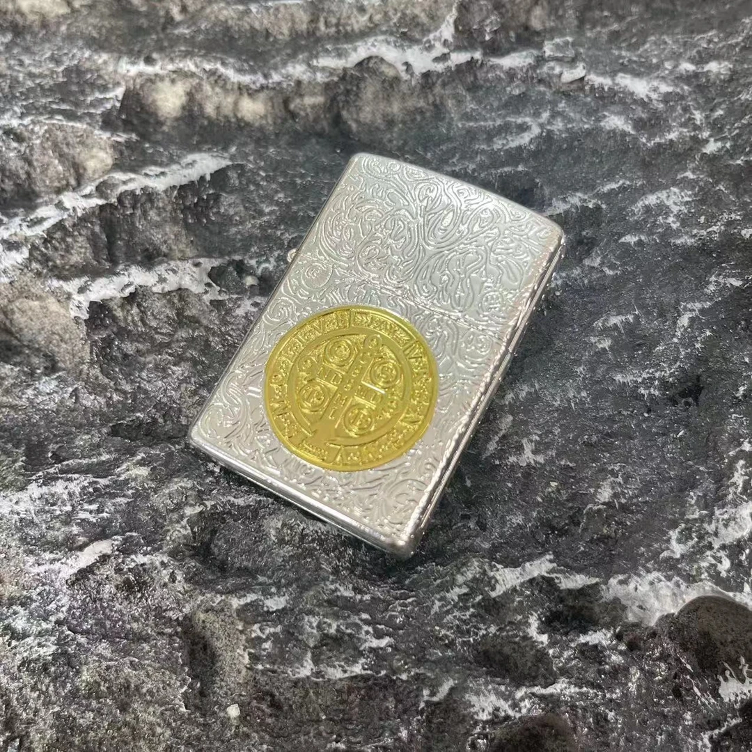 zippo打火机 DB 205镀银康斯坦丁 DY9902BM