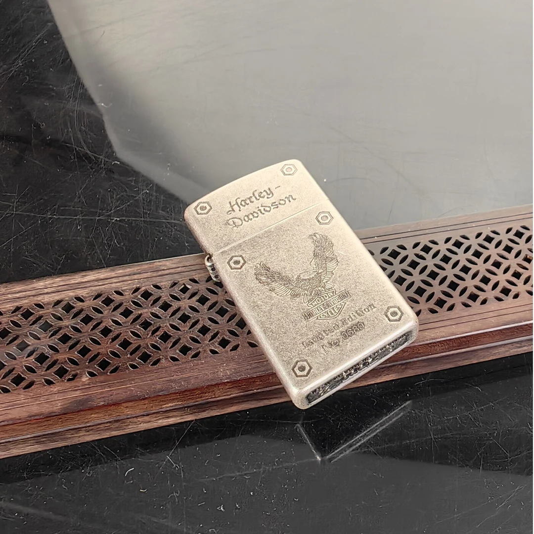 zippo打火机 DB  古银仟巧哈雷鹰  DY9914ZJ