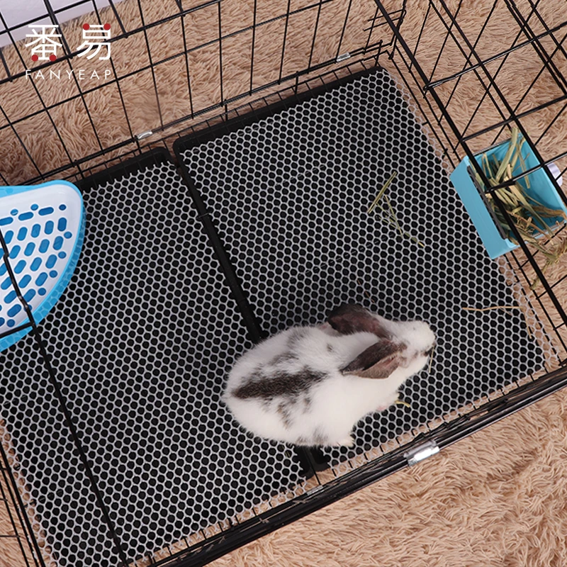 J80兔子脚垫防啃咬兔笼专用宠物兔笼踏板拼接脚垫可裁剪垫笼子网