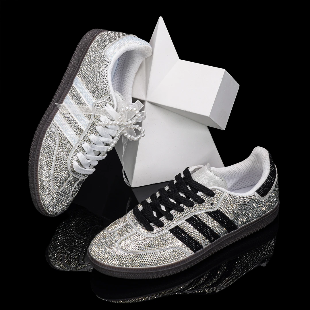 adidas/阿迪达斯【七夕情人节限定】桑巴满天星钻石德训【定制球鞋】
