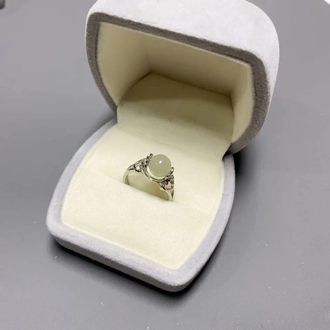 HT-001和田玉【转运珠】活口戒指DR（拍一发一多样性发货）